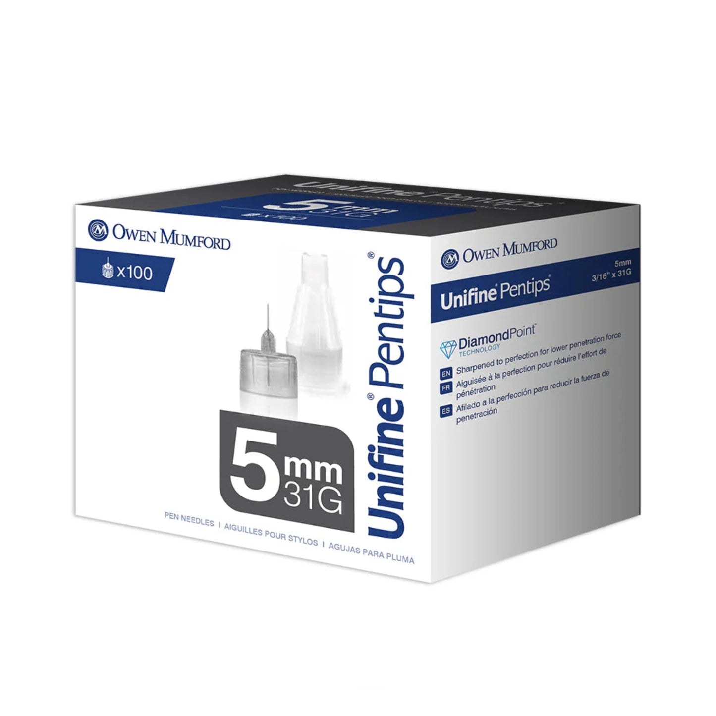 Insuline penfill naalden 4, 5, 6 mm