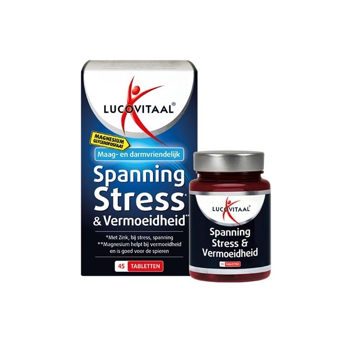 Magnesium Spanning, Stress & Vermoeidheid 45 tabletten
