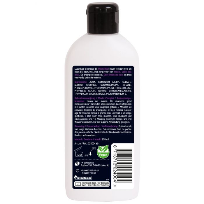 Shampoo bij Haaruitval 200 ml