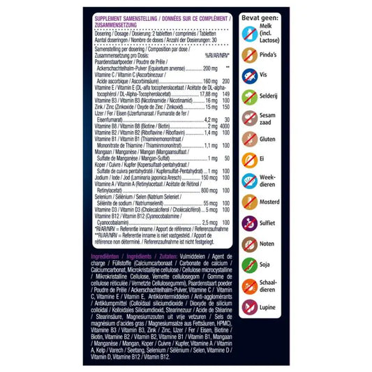 Huid, Haar & Nagels met Biotine