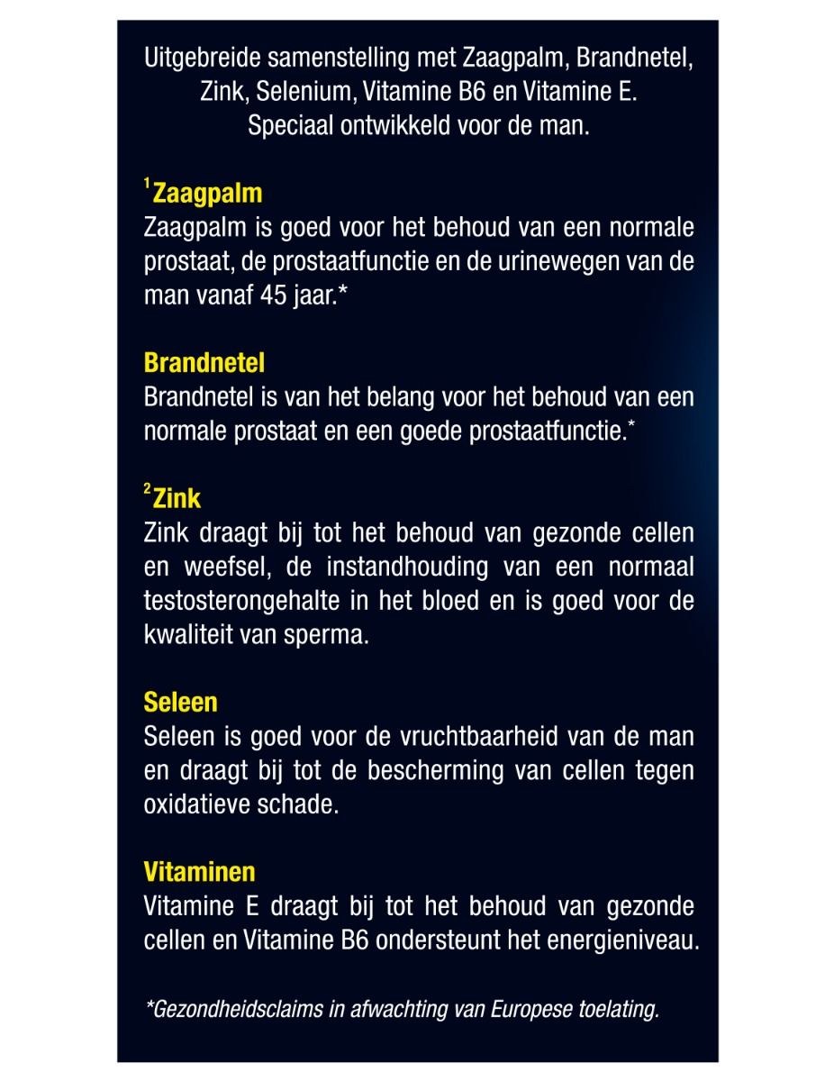 Lucovitaal Prostaat Comfort 60 capsules