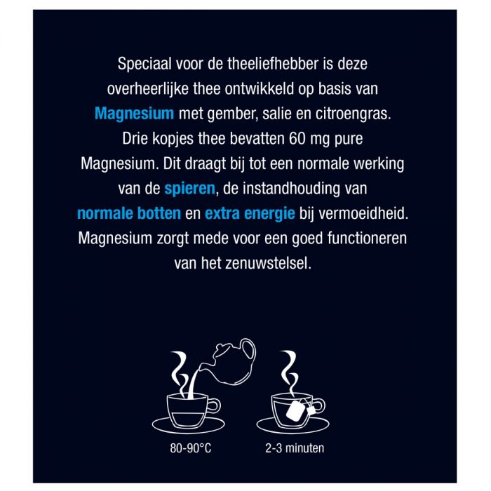Magnesium thee 20 zakjes