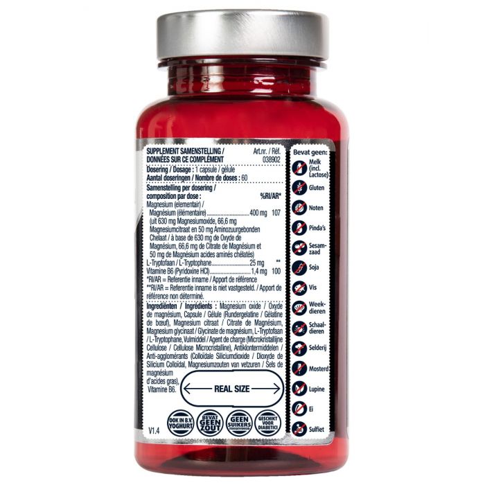Magnesium 400 met Vitamine B6 & L-Tryptofaan