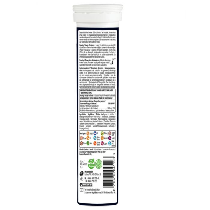 Vitamine C 1000 mg 20 bruistabletten
