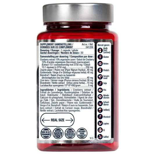 Cranberry met X-tra Lactobacillus 30 capsules