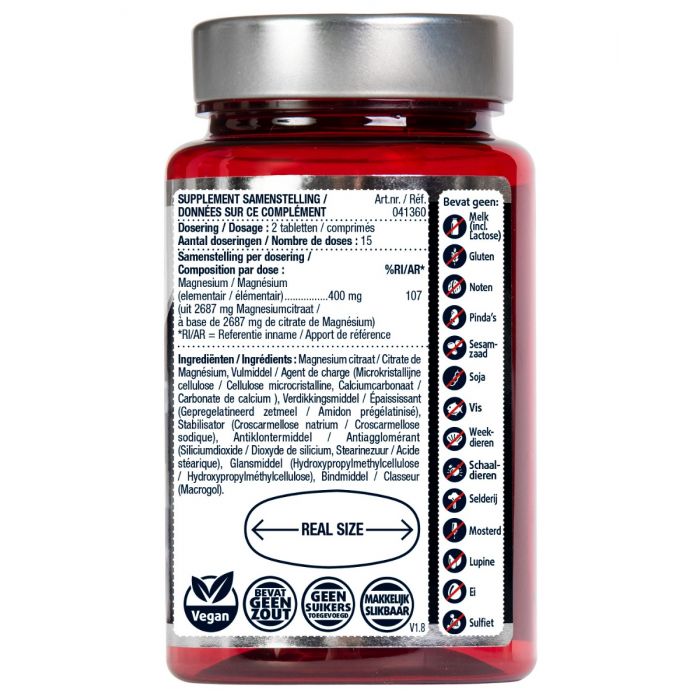 Magnesium Citraat tabletten 400 mg 30 tabletten