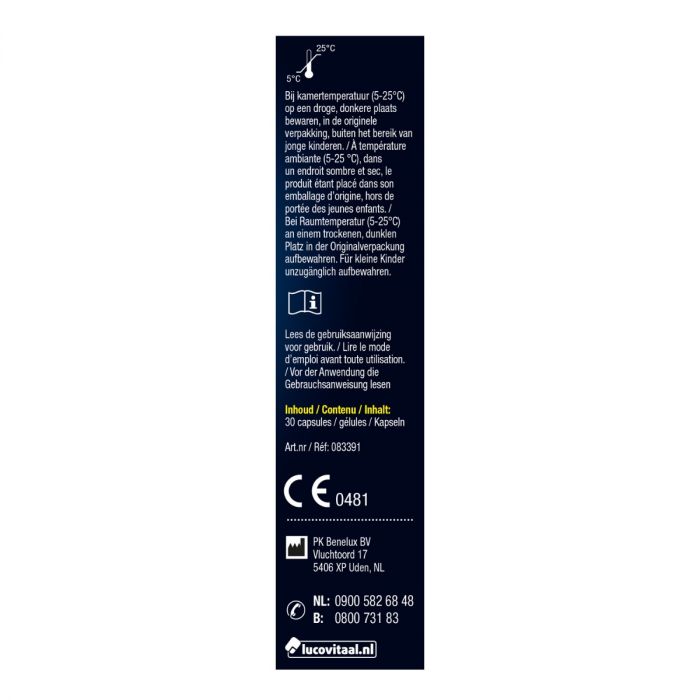 Opgeblazen gevoel capsules