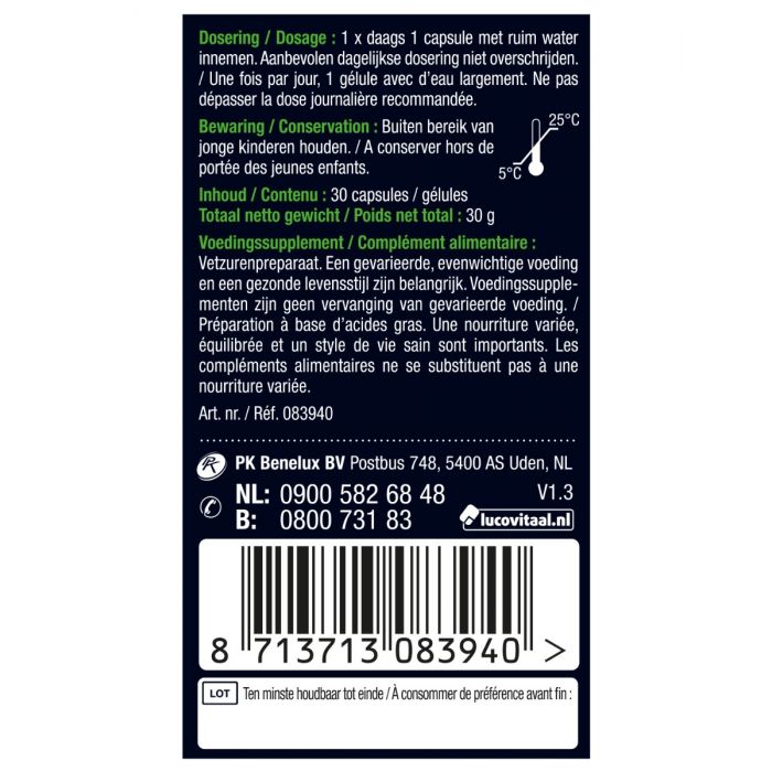 Omega 3 375mg EPA & DHA Vegan