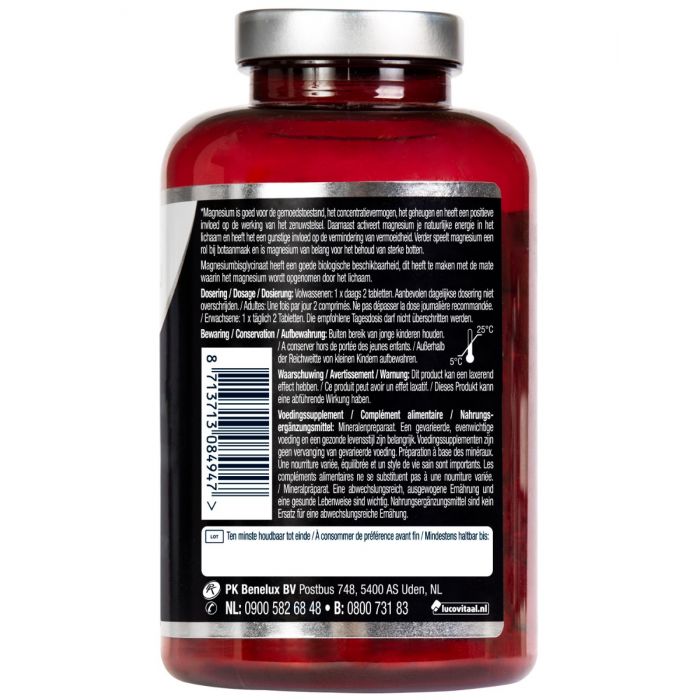 Magnesium 375 mg Bisglycinaat 90 tabletten