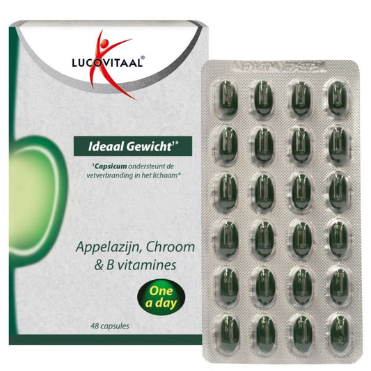 Ideaal Gewicht Appelazijn 48 capsules