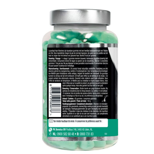 Haar Vitamines Gummies Suikervrij