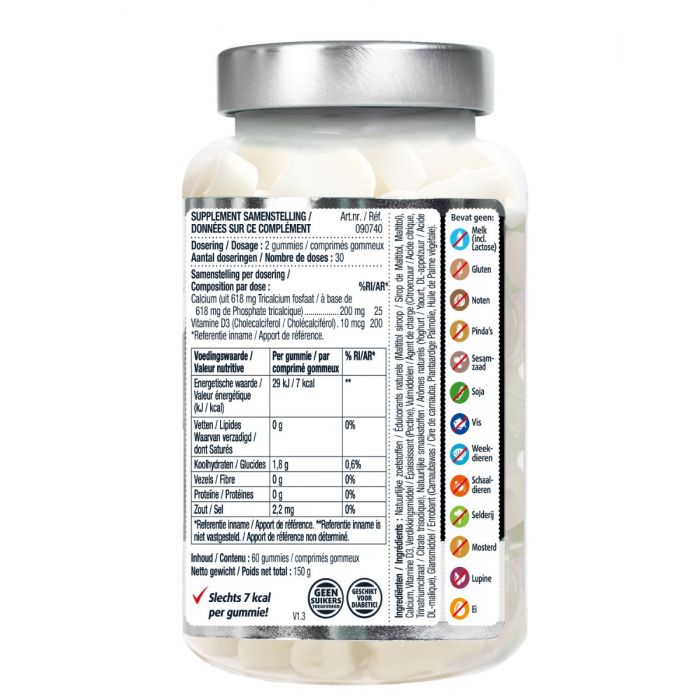 Calcium D3 gummies Suikervrij