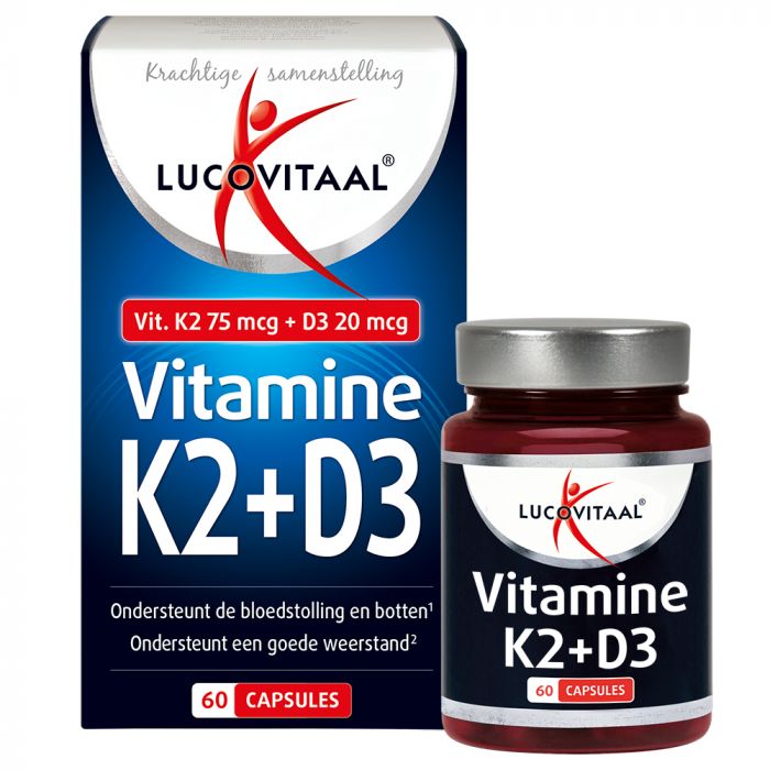 Vitamine K2 + D3 60 capsules