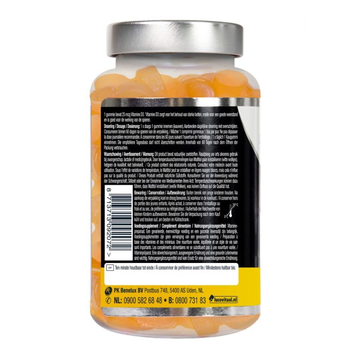 Vitamine D3 Gummies Suikervrij