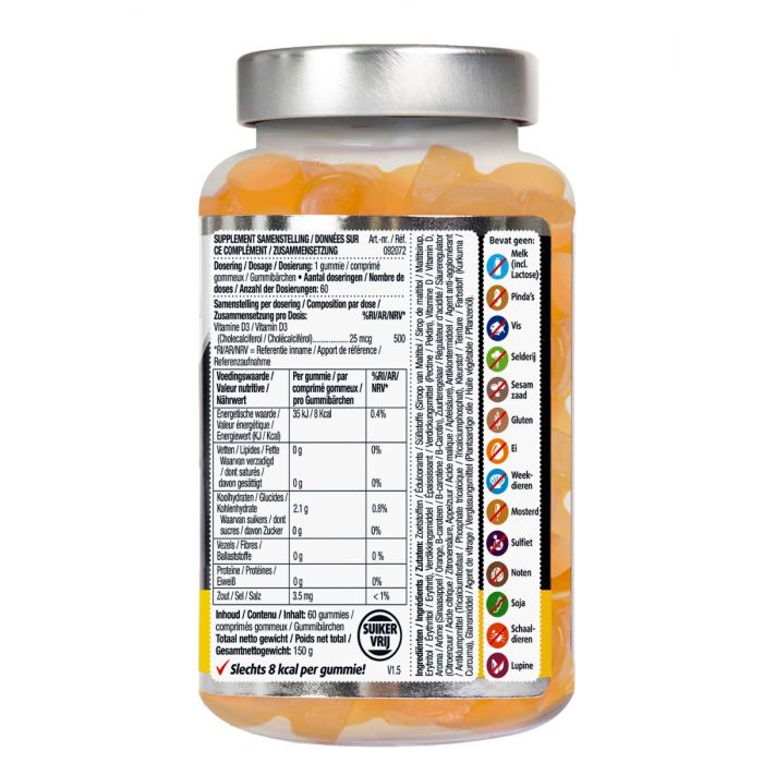 Vitamine D3 Gummies Suikervrij
