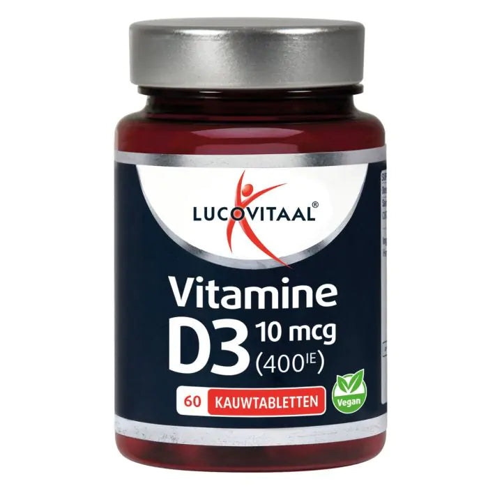 Vitamine D3 10 mcg (400IE) Vegan Kauwtablet