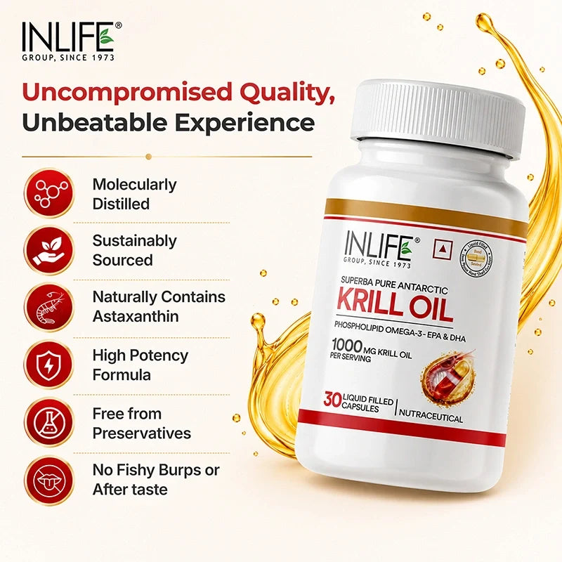 INLIFE KRILL OIL 1000MG