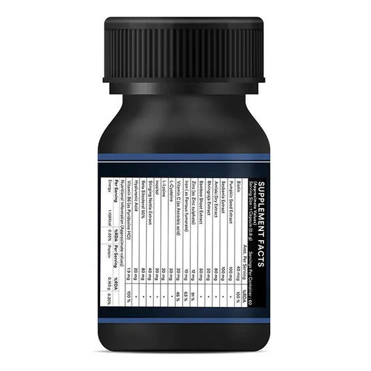 Biotin Supplement voor Haar, met Sesbania en Bamboescheut | Vegetarische Capsules