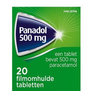 PANADOL 500 MG 20 FILOMHULDE TABLETTEN