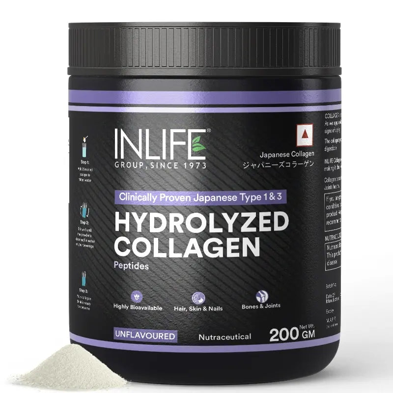 INLIFE Hydrolyzed Collagen Peptides Powder
