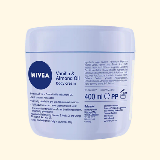 Nivea Vanilla & Almond Oil Bodycream 400ml