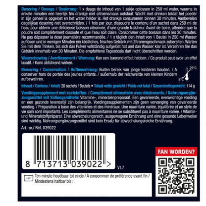 Magnesium Citraat Poeder 400 mg 20 sachets