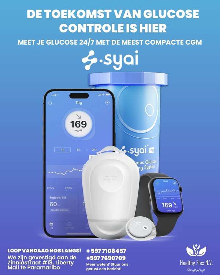 Syai Continue Glucose Monitor (CGM) – Healthy Flex N.V.
