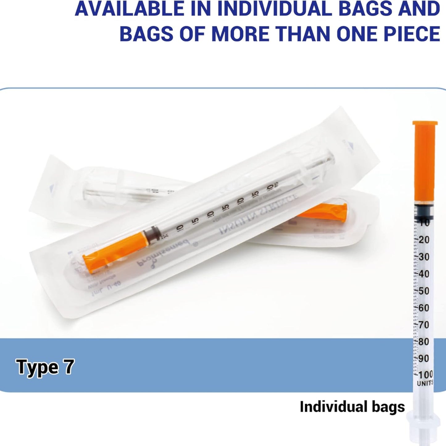 Insuline 0,5 ml naald + spuit