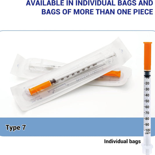 Insuline 0,5 ml naald + spuit