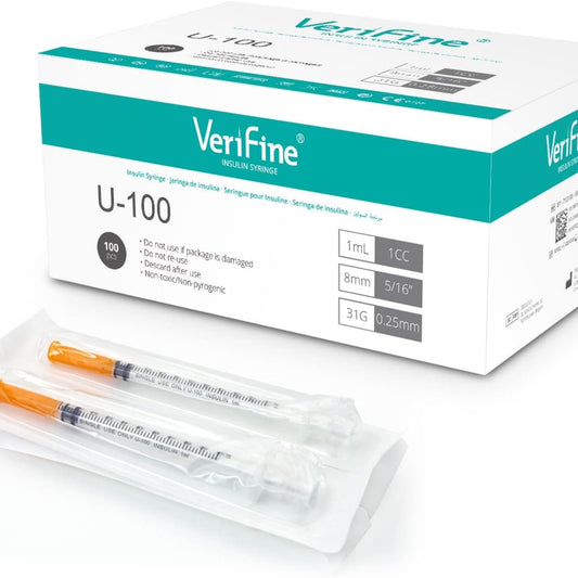 Insuline 0,5 ml naald + spuit
