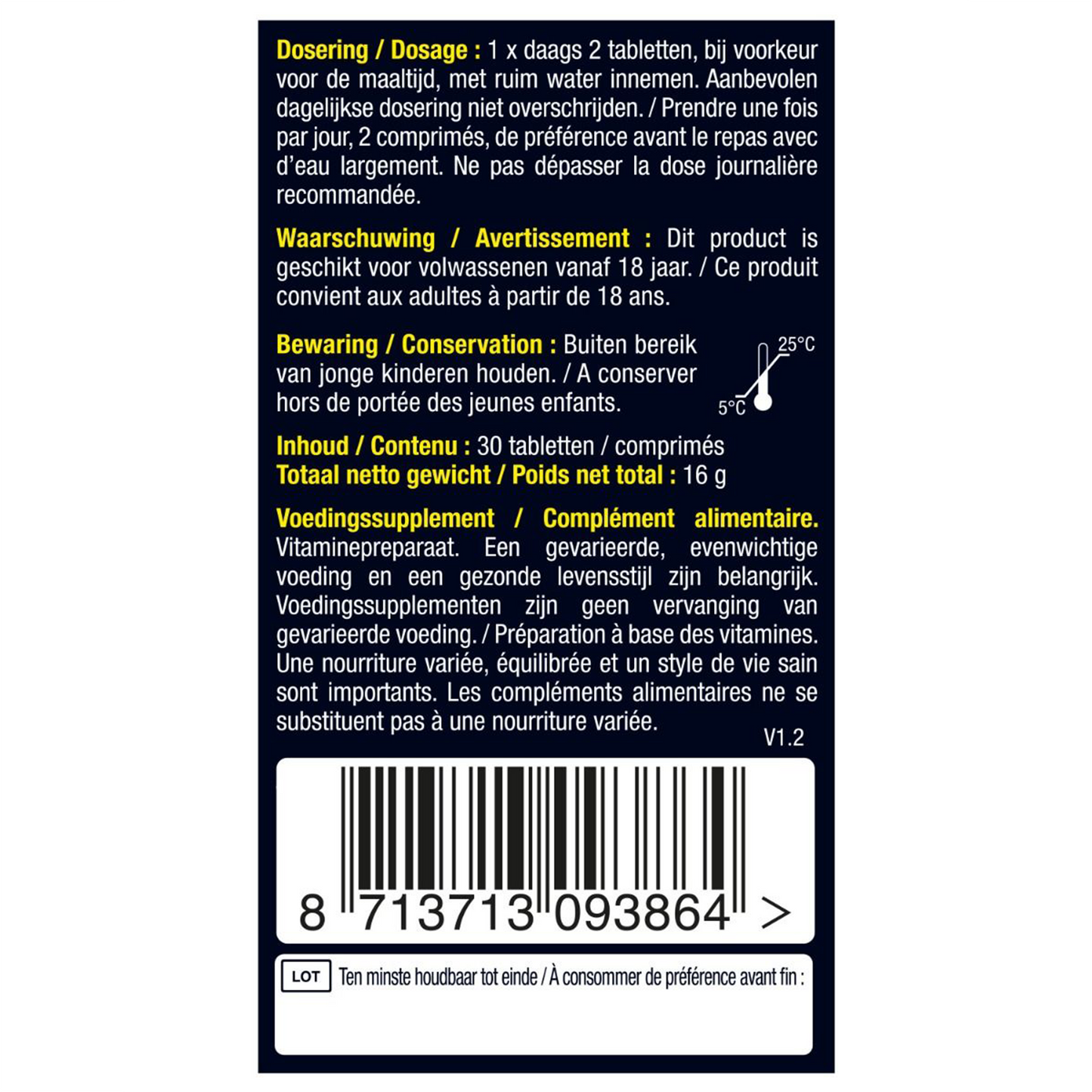 Zwarte Knoflook 30 tabletten