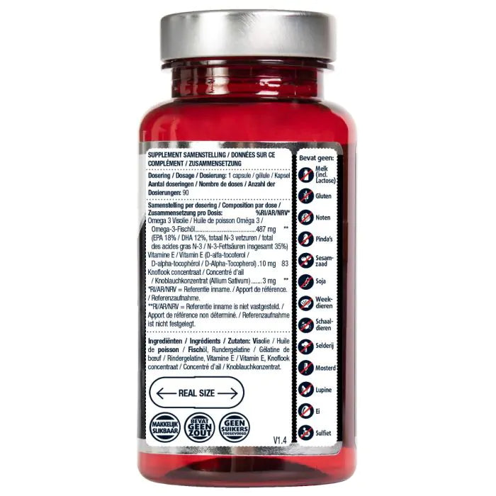 Visolie & knoflook 90 capsules
