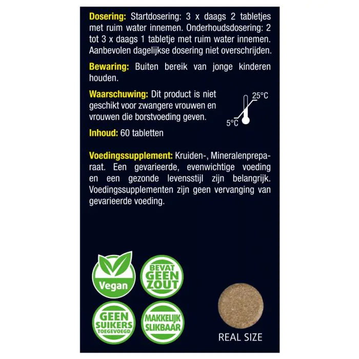 Vochtbalans tabletten 60 tabletten