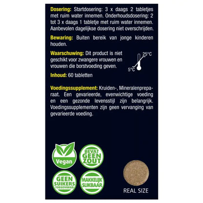 Vochtbalans tabletten 60 tabletten