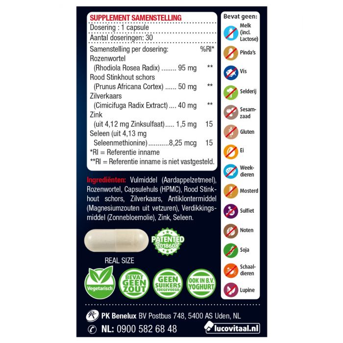 Prostaat Potentie & Urinewegen 30 capsules