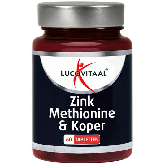 Zinkmethionine & Koper 60 tabletten