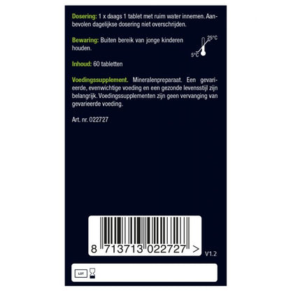 Zinkmethionine & Koper 60 tabletten
