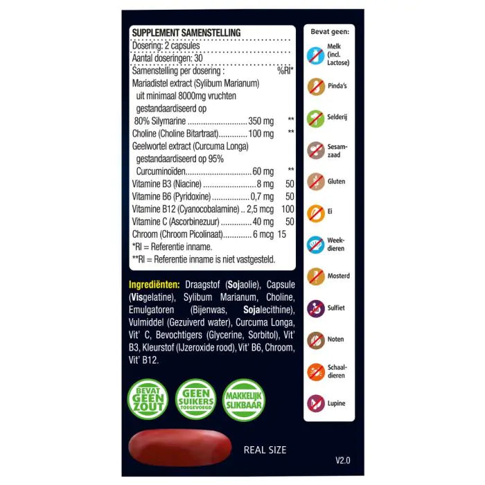Leverreiniging 60 capsules
