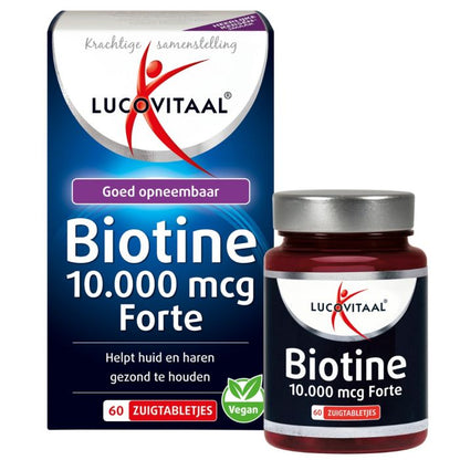 Biotine 10.000 mcg Forte 60 zuigtabletten