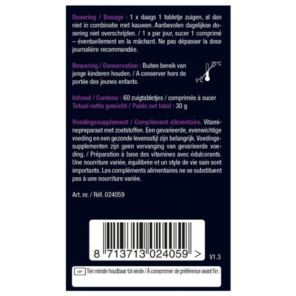 Biotine 10.000 mcg Forte 60 zuigtabletten