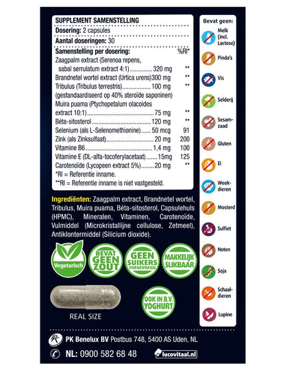 Lucovitaal Prostaat Comfort 60 capsules