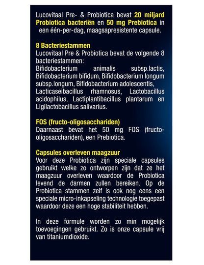 Pre & Pro Biotica 30 capsules