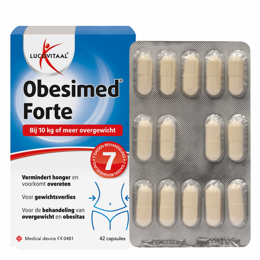 Obesimed Forte 10 kg of meer overgewicht 42 capsules