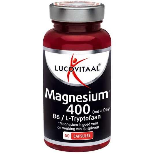 Magnesium 400 met Vitamine B6 & L-Tryptofaan
