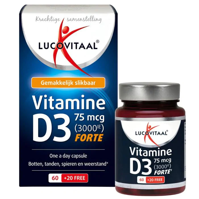 Vitamine D3 75 mcg 80 capsules