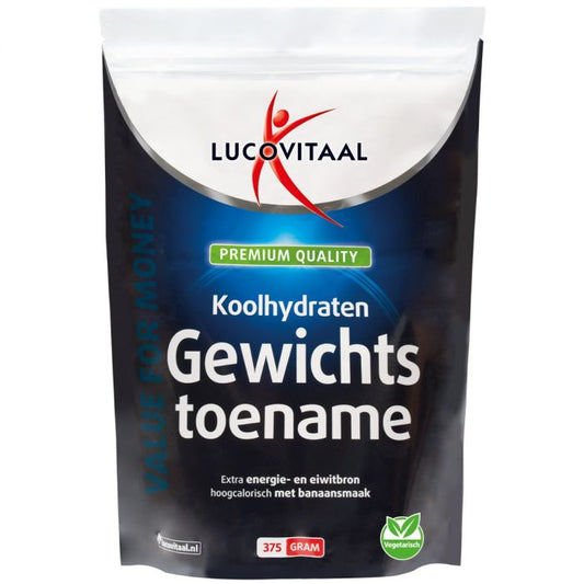Koolhydraten Gewichtstoename poeder 375 gram