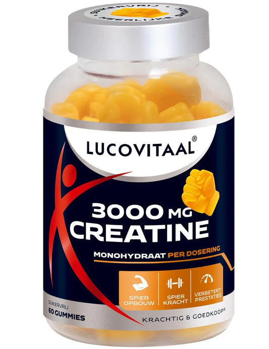 Lucovitaal Creatine 3000 mg 60 gummies