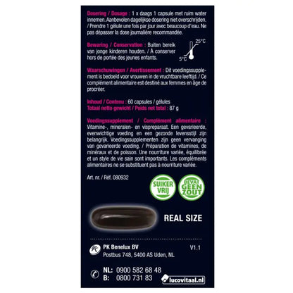 Vruchtbaarheid Support vrouw 60 softgels