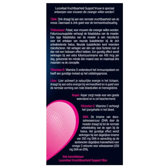 Vruchtbaarheid Support vrouw 60 softgels
