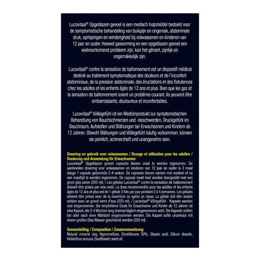 Opgeblazen gevoel capsules